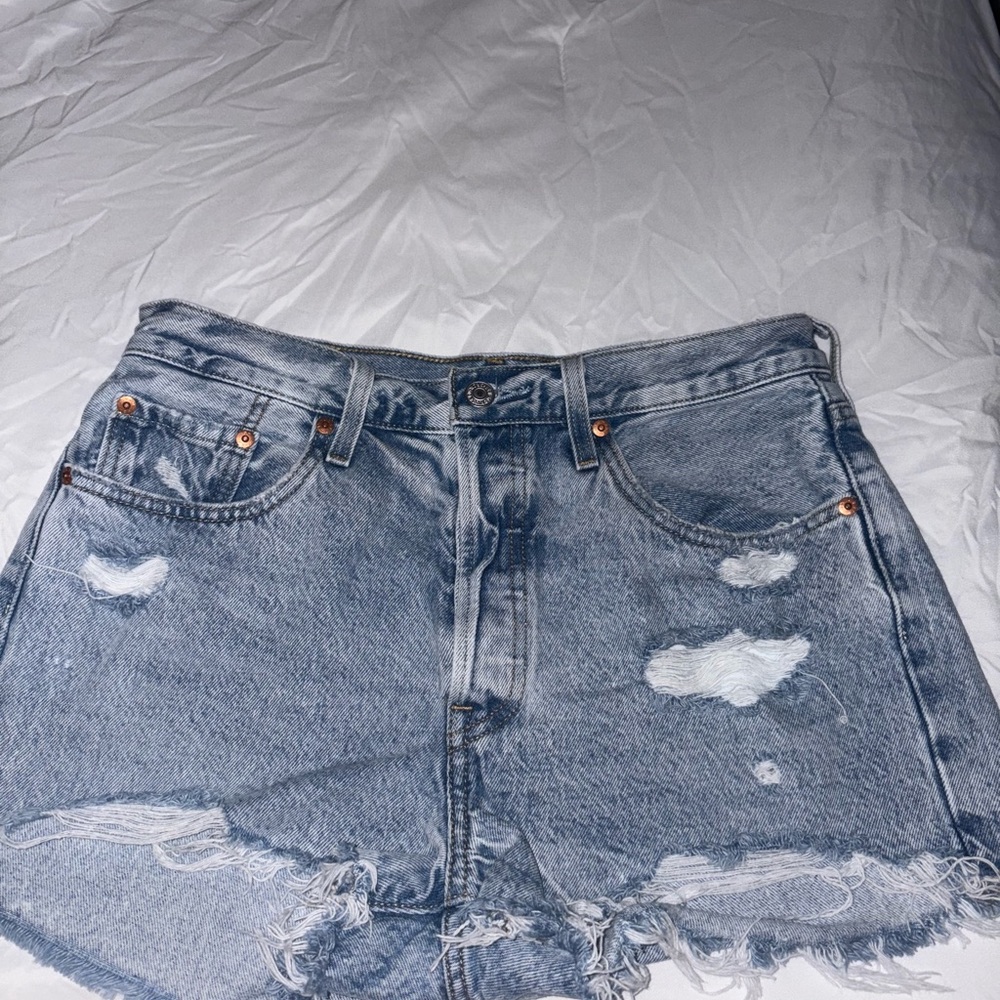 Levi’s Distressed Denim Shorts